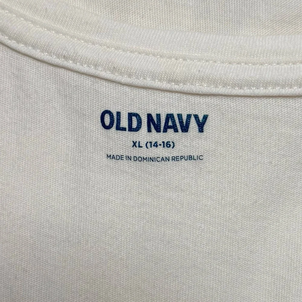Old Navy World Peace Sign Short Sleeve Cotton T-Shirt